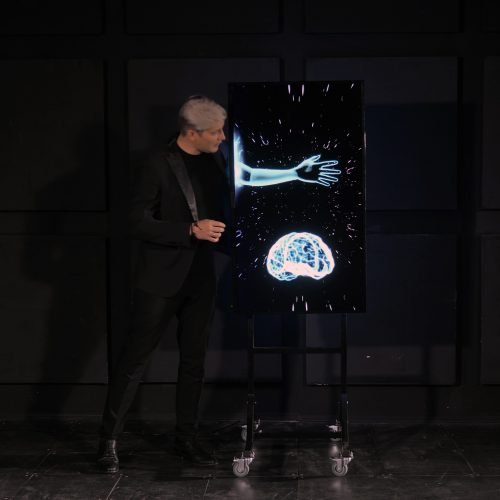 stage magician miami david frost on corporate stage